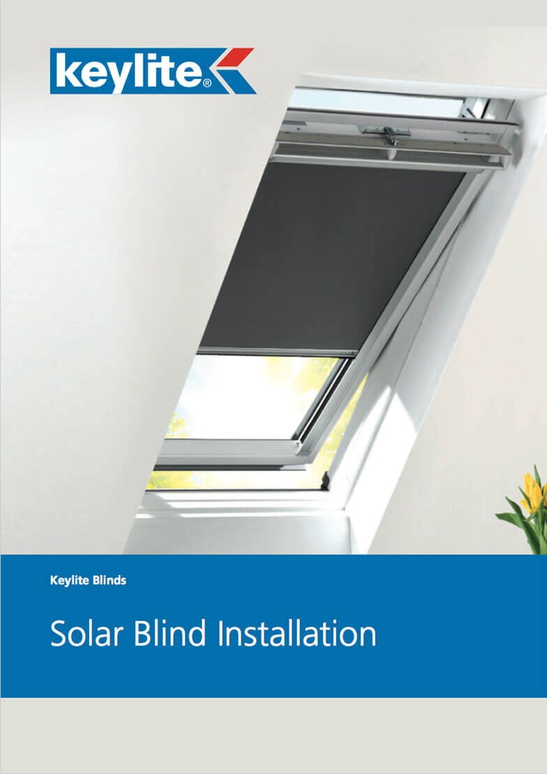 Keylite Solar Blind Installation Guide Image